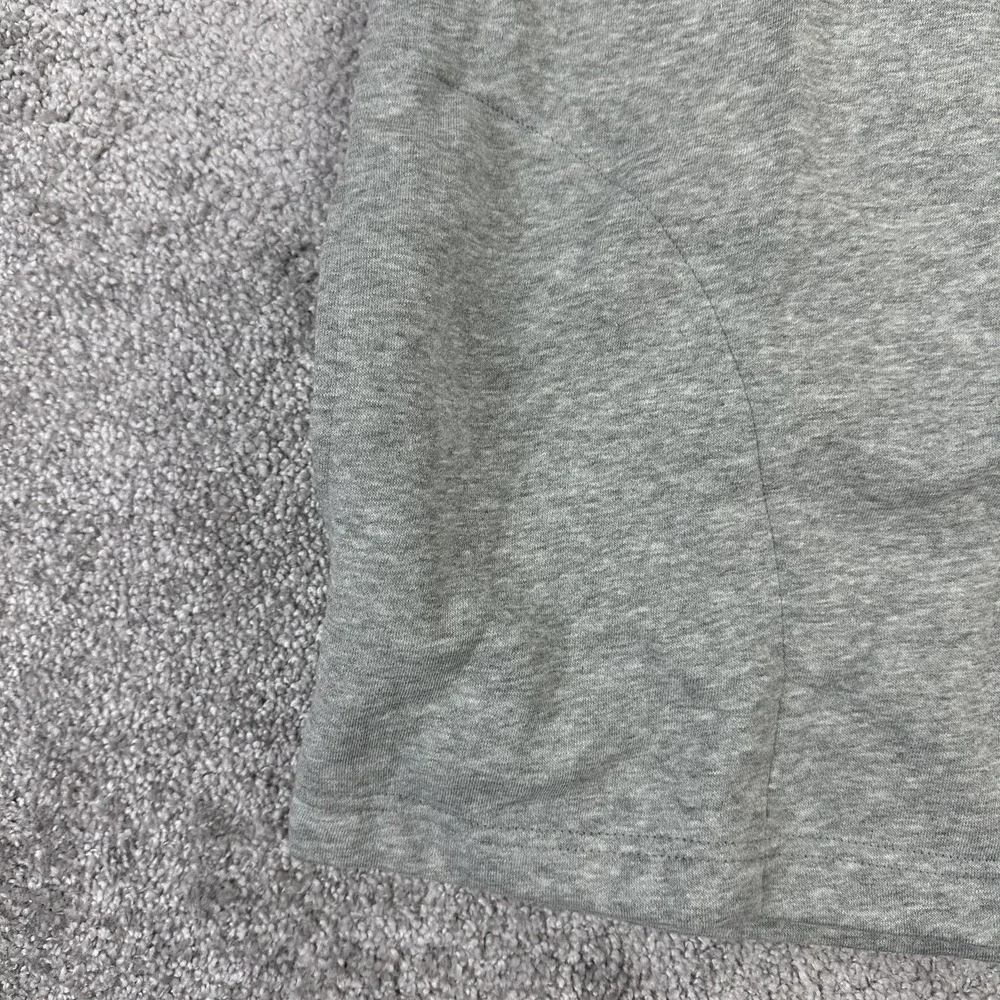 Nike Sweatshirt Womens XS Gray Oversized Funnel Neck Pullover Swoosh FB8664-063